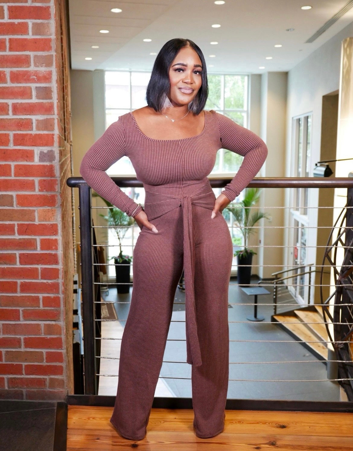 Petite - Hazelnut Jumpsuit