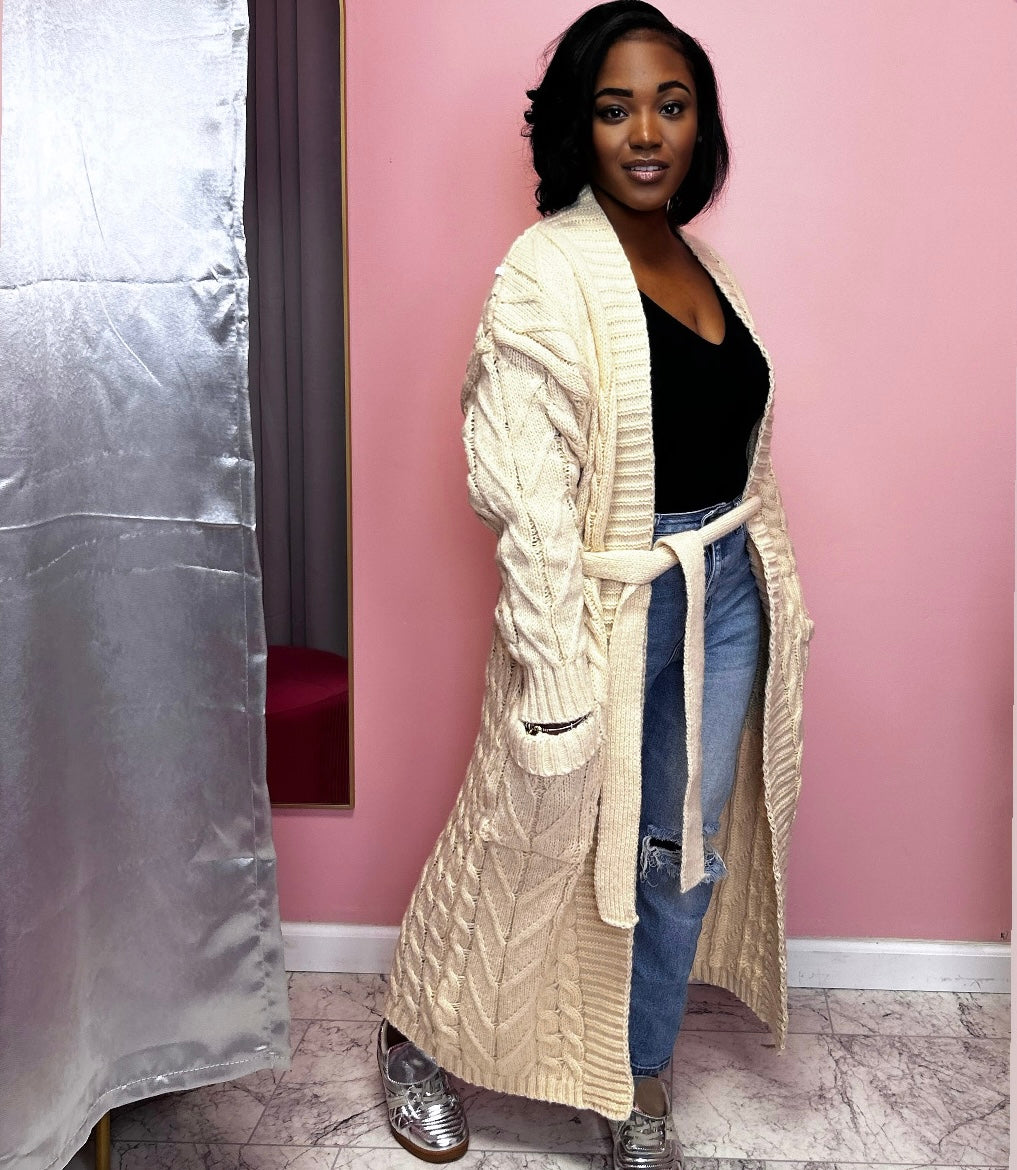 Sweet Knitted Cardigan Cream