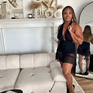 Night Out Mesh Romper