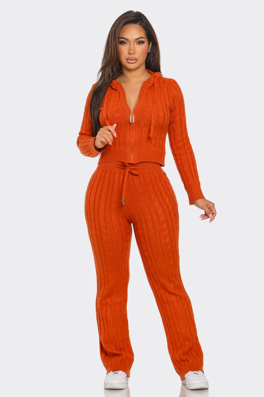 Warm Up Two Piece Set - Rust