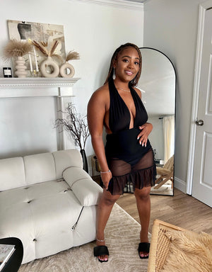Night Out Mesh Romper