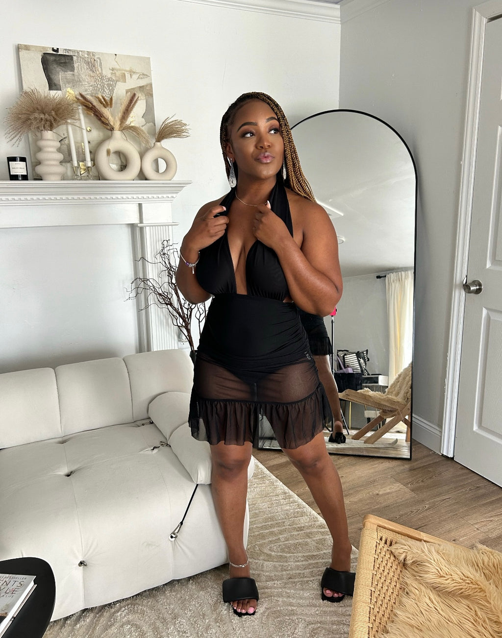 Night Out Mesh Romper