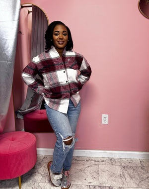 Falling For You Flannel Petite