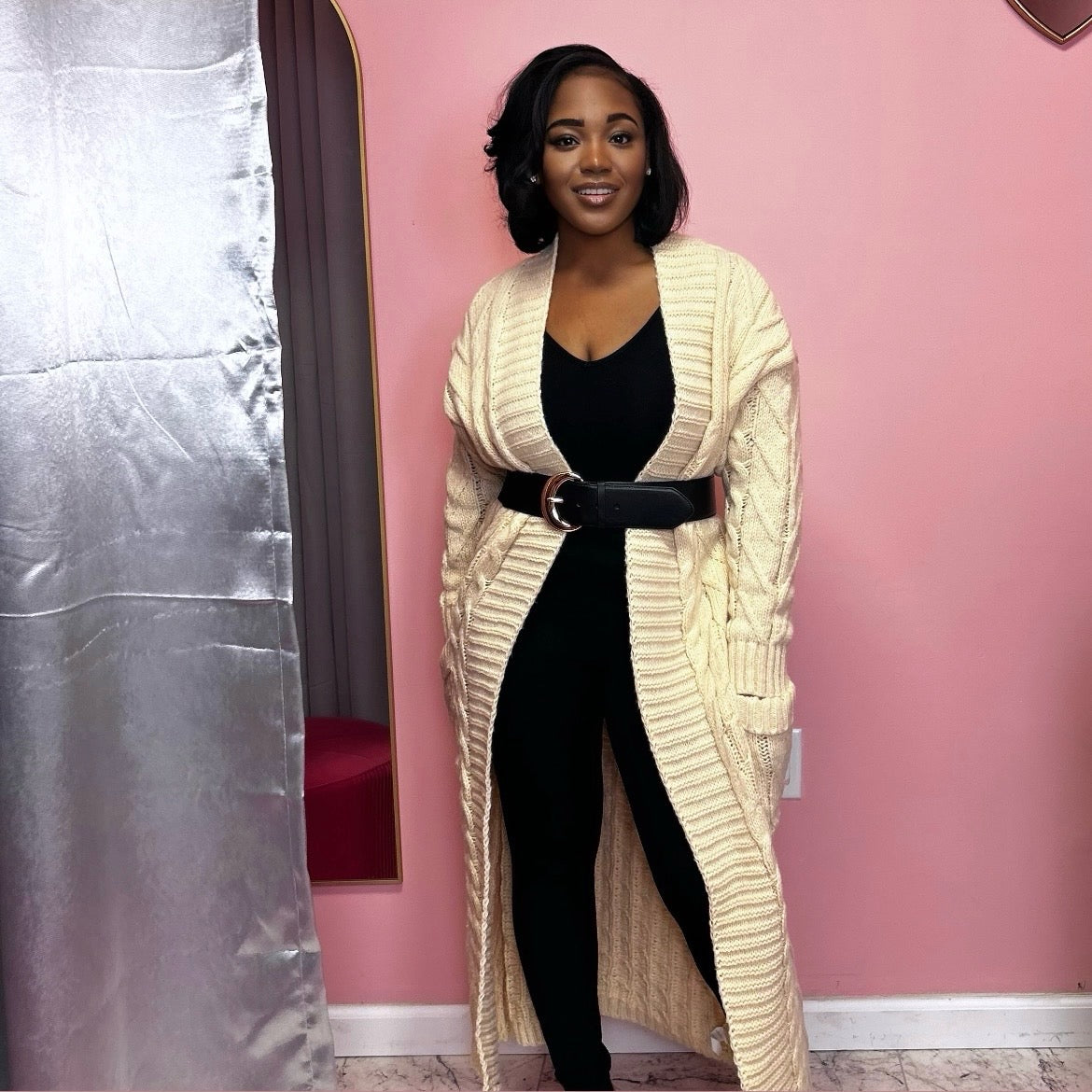 Sweet Knitted Cardigan Cream