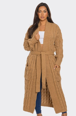 Sweet Knitted Cardigans - Mocha